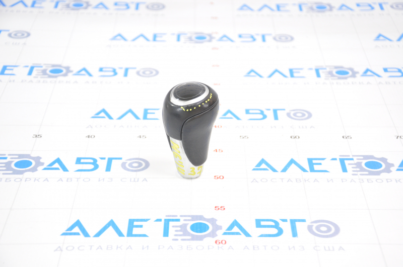 Mazda 6 13-17 manual transmission knob black leather, worn leather