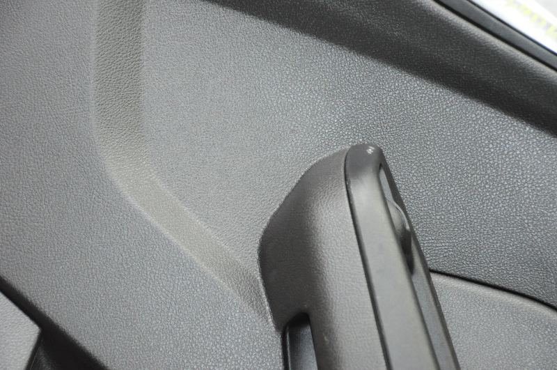 Door trim card rear right Ford Focus mk3 11-13 black with black insert plastic, scratches