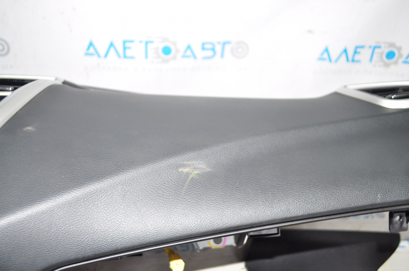 Torpedo front panel without AIRBAG Nissan Murano z52 15-18 black dented, bent glove compartment strip