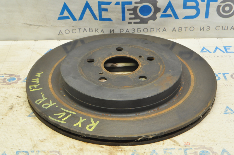Brake disc rear right Lexus RX350 RX450h 16-22 340mm/17mm
