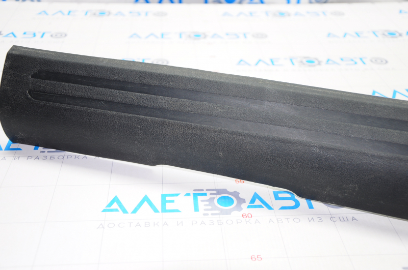 Door sill trim inner front left Audi Q5 8R 09-17 black, dented crepe, scratches