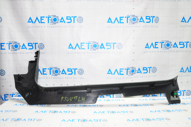 Door sill trim front left Fiat 500 12-19 black, scratches