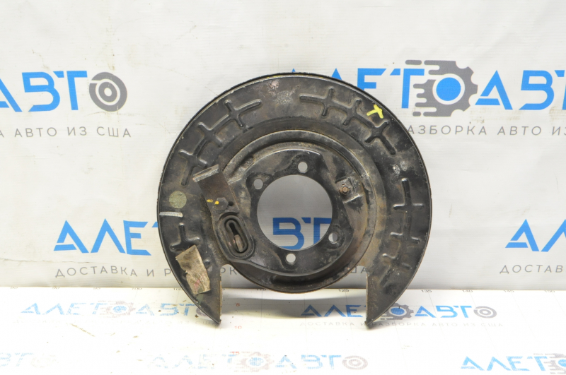 Rear left brake disc cover Hyundai Sonata 15-19 with parking brake mechanism