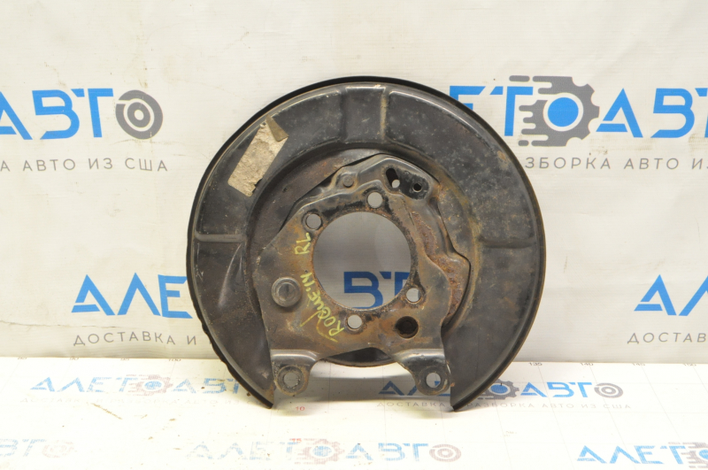 Rear left brake disc cover Nissan Rogue 14-20 with parking brake mechanism