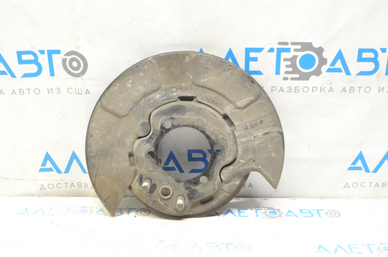 Rear left brake disc cover Infiniti Q50 14-20 with parking brake mechanism