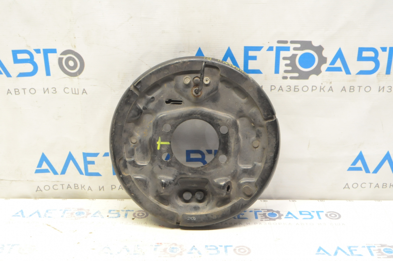 Rear left brake disc cover Jeep Compass 11-16 for drum, with parking brake mechanism