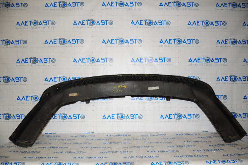 Rear bumper lip Ford Focus mk3 11-18 4d structure, pressed, pokes, scratches, fastener defect