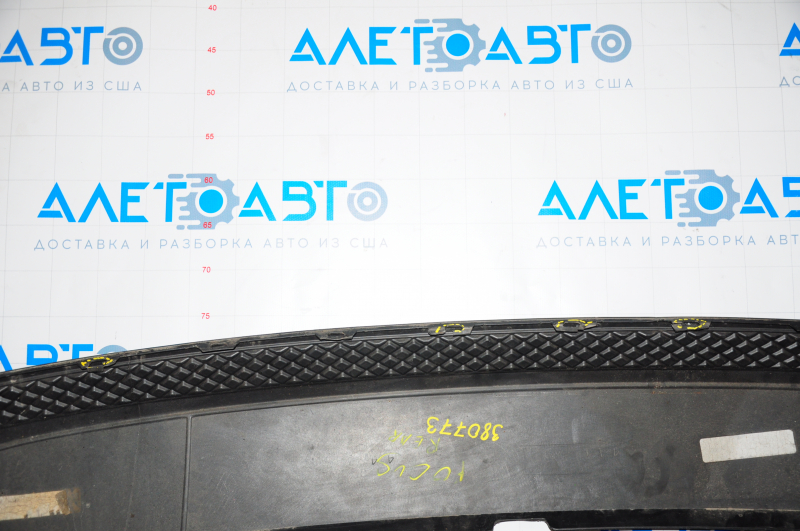 Rear bumper lip Ford Focus mk3 11-18 4d structure, pressed, pokes, scratches, fastener defect