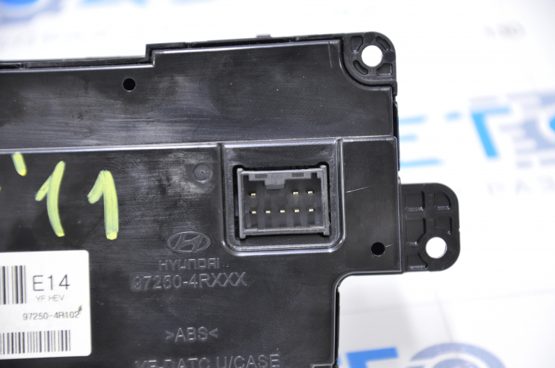 Climate control Hyundai Sonata 11-13 auto, dual zone type 1, chrome is worn out, buttons are worn out