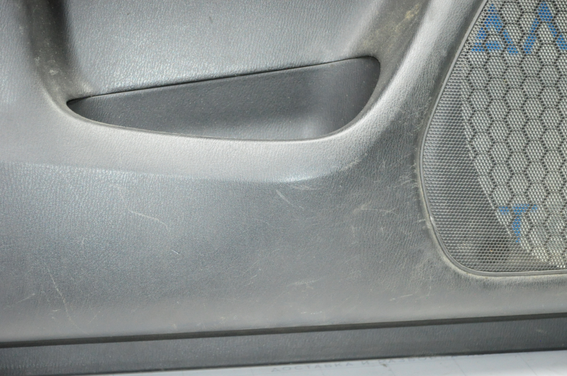 Door trim card front left Nissan Pathfinder 13-16 black with black insert cloth, armrest cloth, molding black gloss, scratches, for dry cleaning