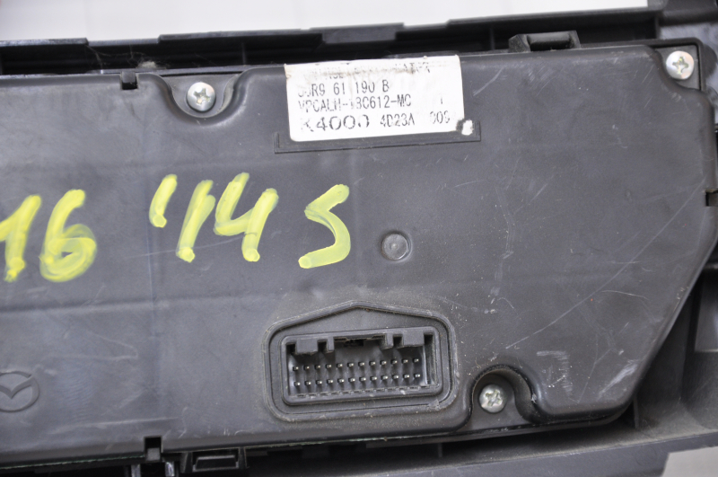 Climate control Mazda 6 13-16 prerest manual scratches on the overlay and button