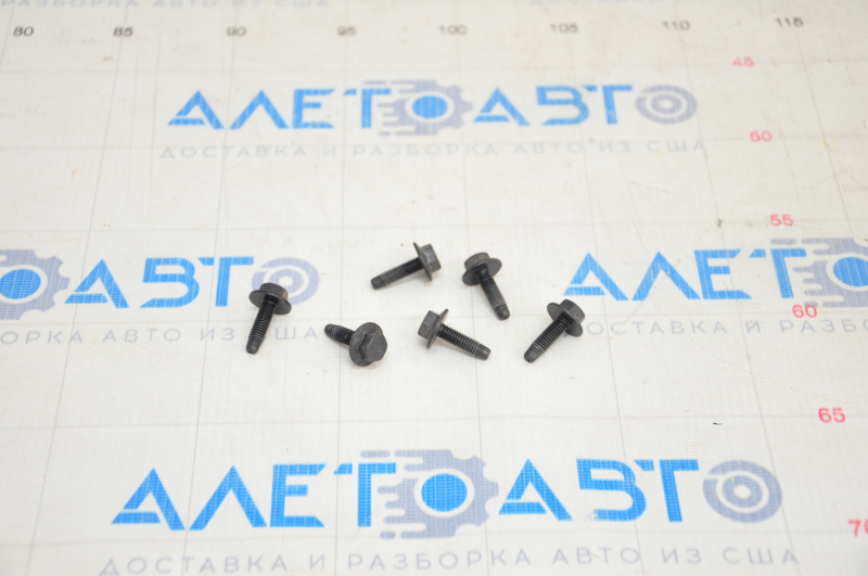Bolts for fastening the rear bumper of the central Tesla Model 3 18- 6pcs set