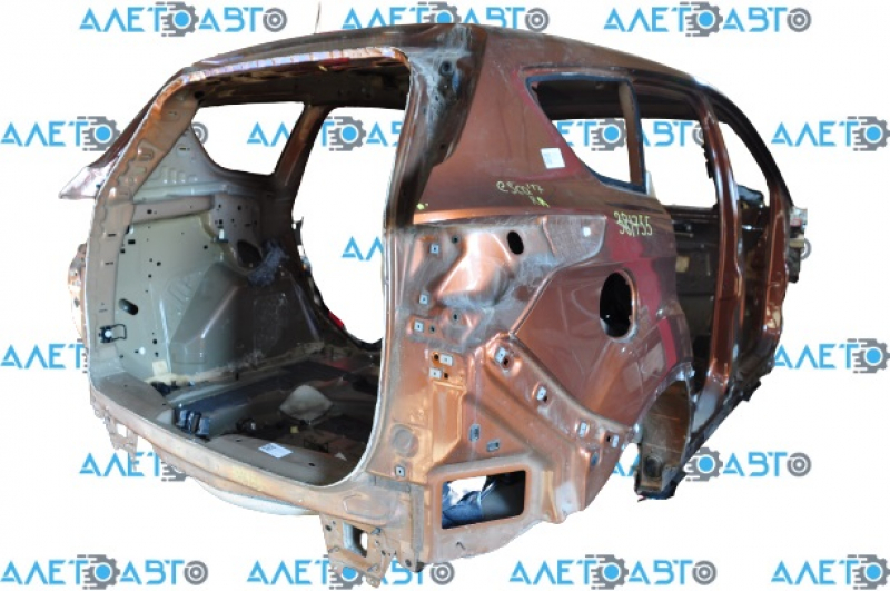Quarter wing rear right Ford Escape MK3 13-19 brown, on the body
