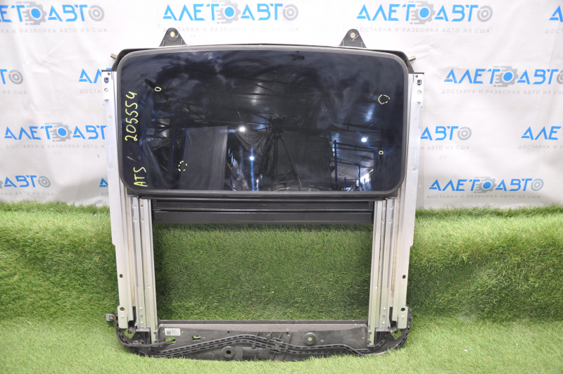 Sunroof assembly Cadillac ATS 13-18 gray curtain, scratches