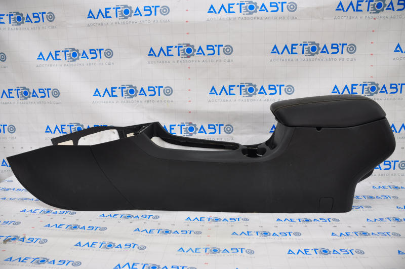 Console center armrest and cup holders Jeep Cherokee KL 14-23 black, broken air duct
