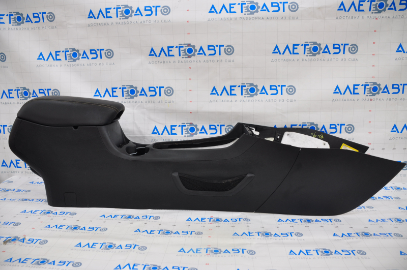 Console center armrest and cup holders Jeep Cherokee KL 14-23 black, broken air duct