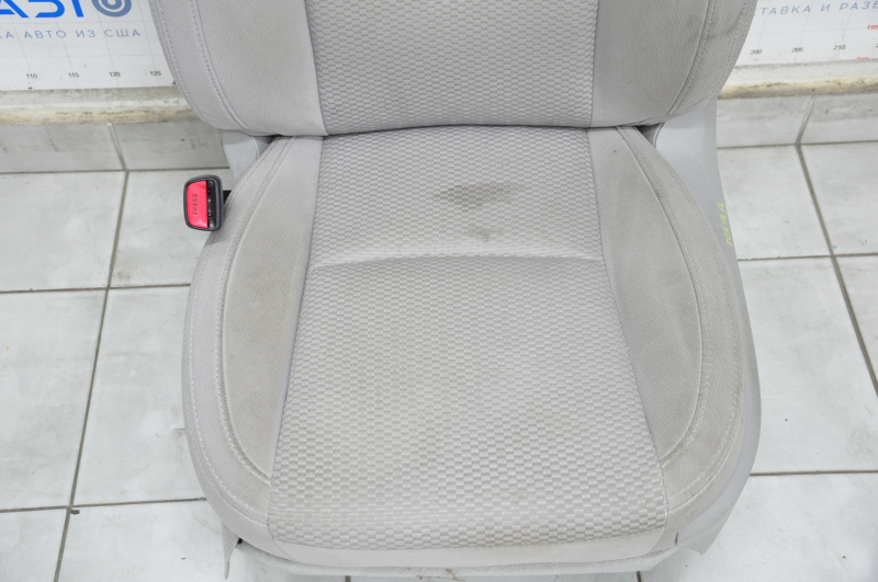 Driver's seat Subaru Forester 14-18 SJ without airbag, electric, gray cloth, for dry cleaning
