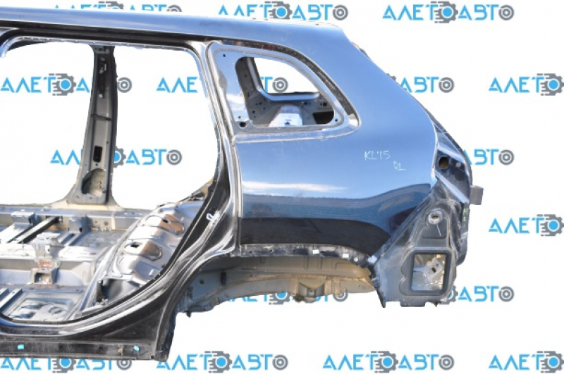 Quarter wing rear left Jeep Cherokee KL 14-23 black PXR, on the body
