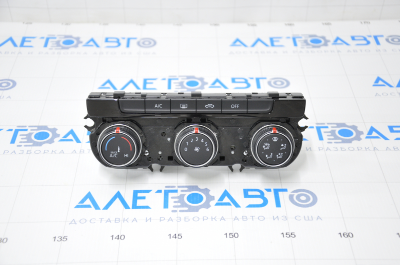 Climate control VW Tiguan 18-21 without heated seats, scratched and rubbed glass