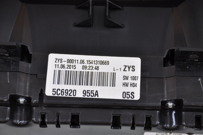 Instrument cluster VW Jetta 11-16 USA 1.4T 1.8T 2.0 107k