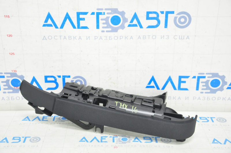 Door trim inner upper rear right rear Tesla Model X 16-21 black
