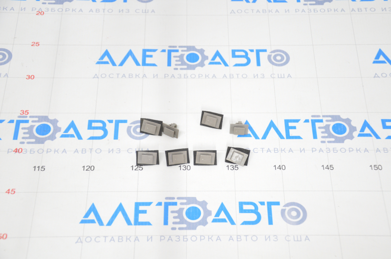 Clips for fastening the wing arch lining, front left Hyundai Santa FE 19-23, incomplete