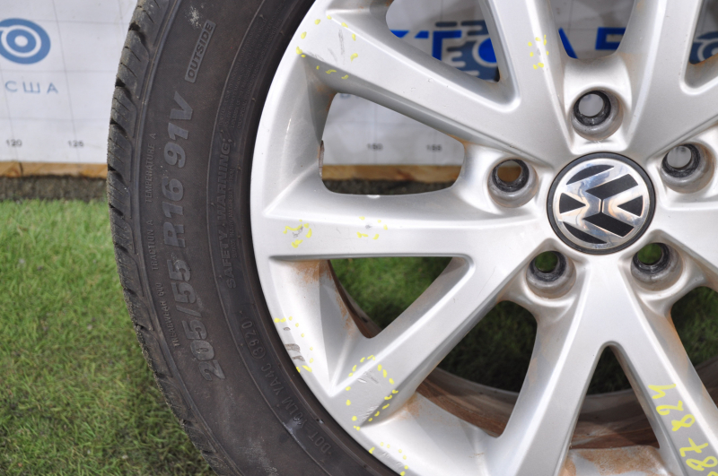 Wheel disk R16 VW Jetta 11-17 USA type 1 light curb