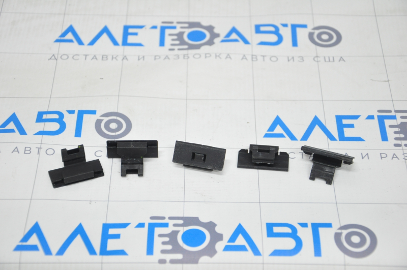 Tesla Model S 12-15 Internal Rear Left Door Glass Seal Clips, 5 pcs set