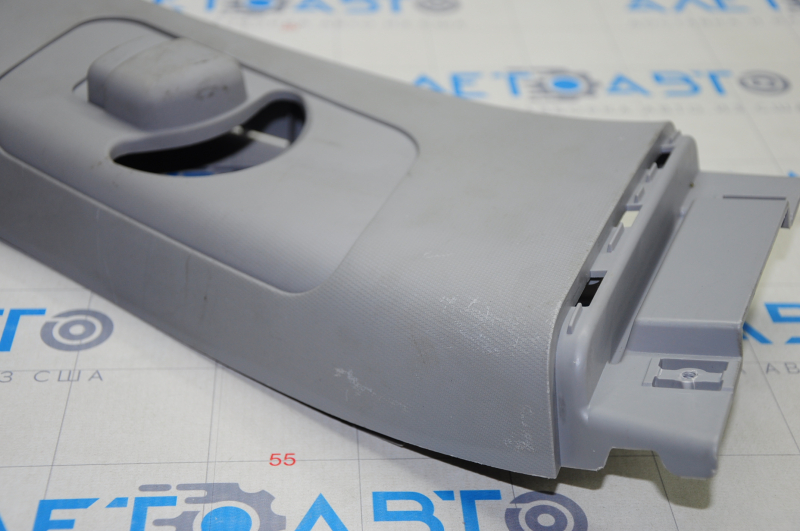 Center pillar trim upper belt right Hyundai Sonata 11-15 gray, scratches