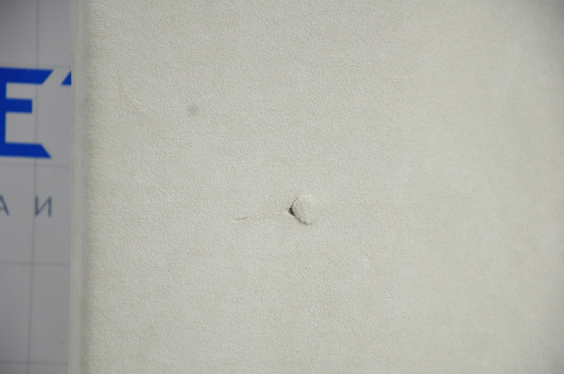 Tesla Model S 12-15 pre-restored ceiling trim, without sunroof, beige, tear, chemically treated