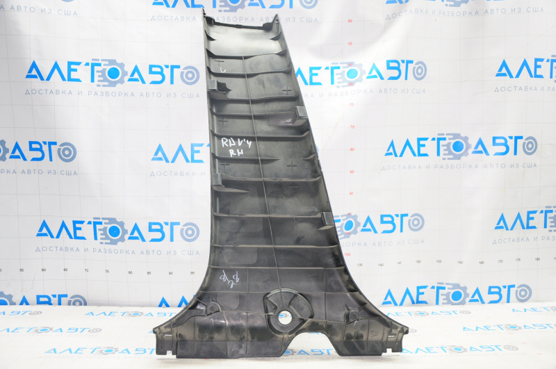 Center pillar trim lower right Toyota Rav4 13-18 black, scratches