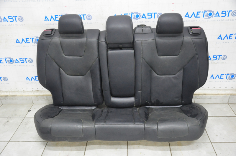 Rear row of seats 2 row Ford Fusion mk5 17-20 titanium, leather black, chemically treated