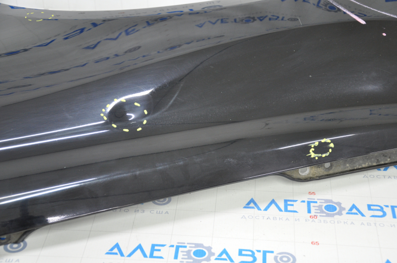 Front left wing Lexus GS300 GS350 GS430 GS450h 06-11 black 212 dent, bumps, painted