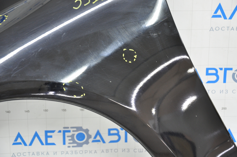 Front left wing Lexus GS300 GS350 GS430 GS450h 06-11 black 212 dent, bumps, painted