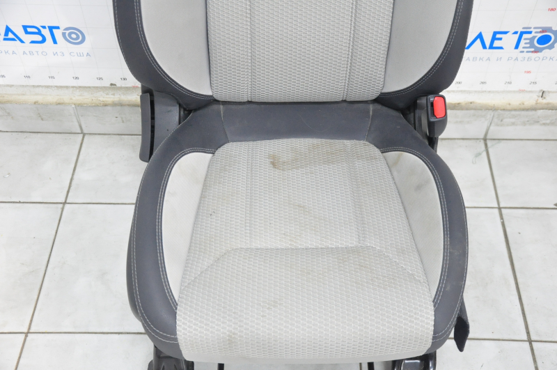 Passenger seat Subaru Forester 19-21 SK without airbag, mechanical, black with gray, for dry cleaning