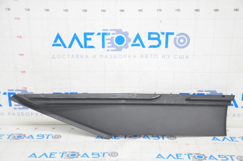 Rear trunk side trim under curtain right Tesla Model S 12-20 black, broken fastener