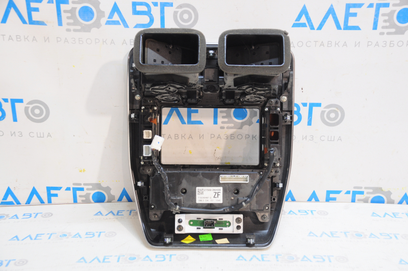 Climate control control of Nissan Leaf 13-17 with frame, with monitor control, with air duct, worn panel