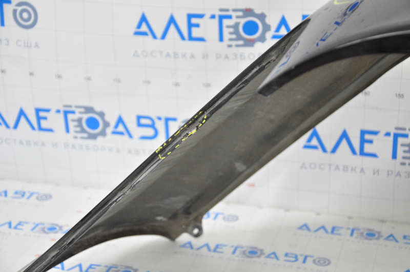 Bare rear bumper Lexus GS300 GS350 GS430 GS450h 06-07 for parking sensors black no plugs, broken fasteners, scratches, painted