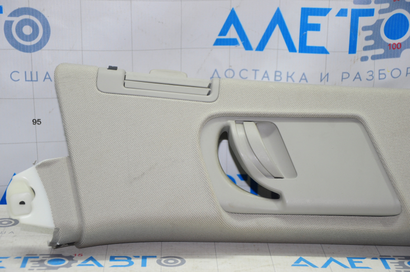 Rear pillar trim left Audi Q7 4L 10-15 with rear heater, under belt, gray, for dry cleaning