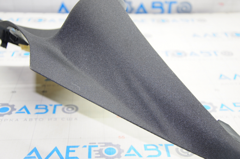 Rear pillar trim left Mercedes CLA 14-19 black, without plug, fabric peeled off, burnt