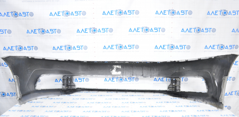 Front bumper bare VW Passat b8 16-19 USA silver dented, tears, filed