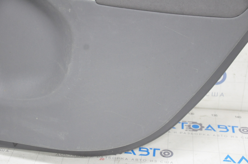 Door trim card rear right Toyota Prius 30-11 10-15 dark gray cloth with dark gray insert cloth, scratches, for cleaning