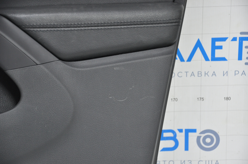 Door trim card front right VW Tiguan 09-17 black leather scratches