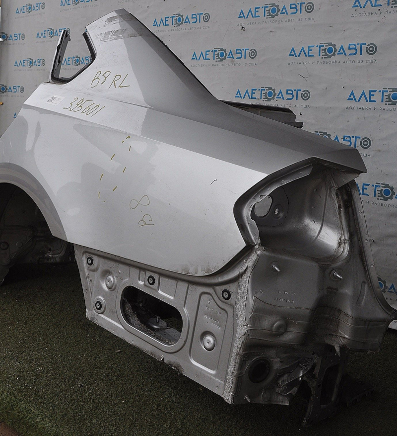Quarter wing rear left VW Passat b8 16-19 USA silver, pokes