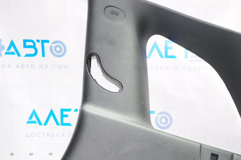 Rear pillar trim right Jeep Cherokee KL 14-18 black, without plug, scratches