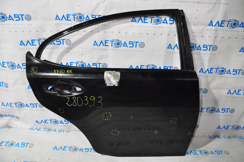 Door bare rear right Lexus ES300h ES350 13-18 black 212, butts