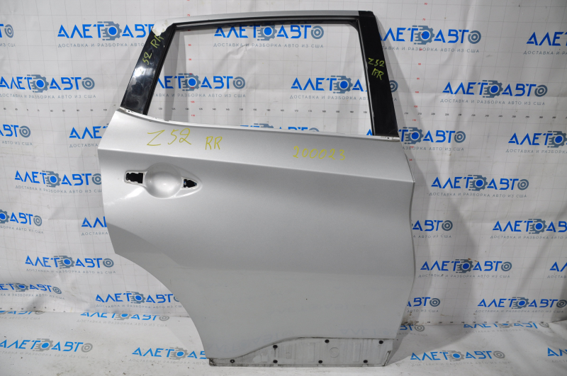 Door bare rear right Nissan Murano z52 15-24 silver K23