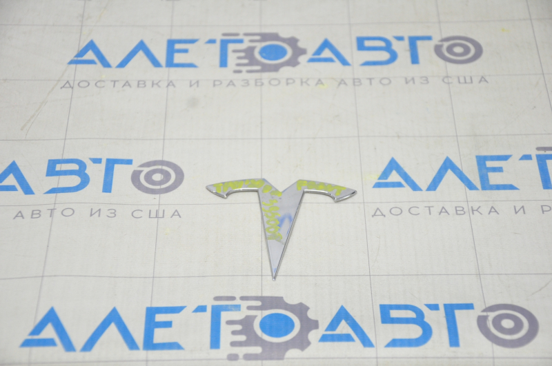 Tesla Model Y 20-25 T Hood Badge Emblem Chrome No Top