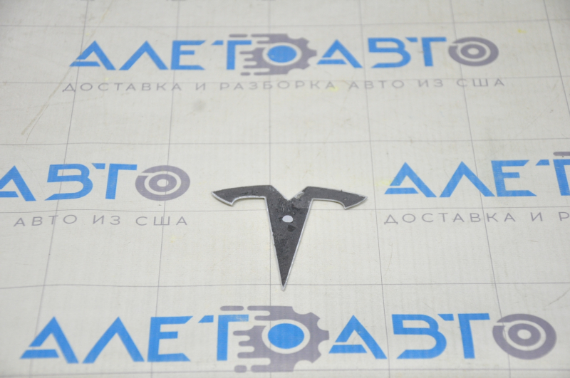 Tesla Model Y 20-25 T Hood Badge Emblem Chrome No Top