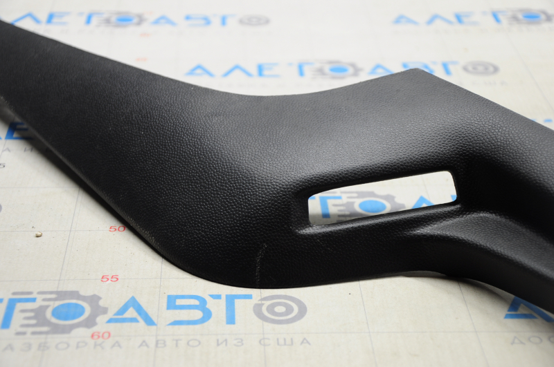 Upper left rear pillar trim Ford Fiesta 11-19 4d under belt, black, scratches